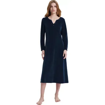 Dámské šaty Jednobarevné sametové šaty Vamp velikost XL