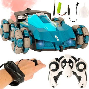 RC model auta AUTO NA DÁLKOVÉ OVLÁDÁNÍ 4X4 LED, VYPOUŠTÍ DÝM, OVLÁDÁNÍ GESTY, AKUMULÁTOR