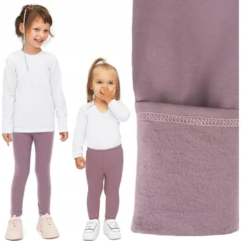 Dámské legíny Fialové Zateplené LEGÍNY GETRY s chloupkem 140 ROBIK