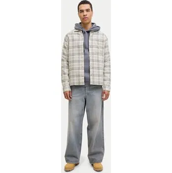 Pánská košile Jack & Jones Košile York 12283078 Béžová Relaxed Fit S