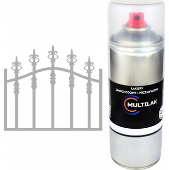 Barva ve spreji Profesionální lesklý sprej na rez RAL 7004, pro ocel, kov a plech