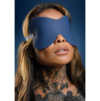 Erotická maska Taboom Silicone Supreme Silicone Mask - Blue