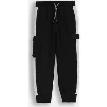 Chlapecké kalhoty Dětské tepláky s bavlnou Coccodrillo ZC5120104CBK černá 99X, vel. 98