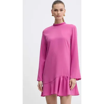 Dámské šaty Šaty Pinko růžová barva, mini, 105676 A2QW 105676.A2QW 30X, vel. 40