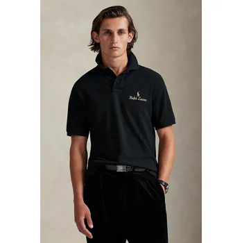 Pánské tričko Bavlněné polo tričko Polo Ralph Lauren 710981782 černá 99X, vel. XL