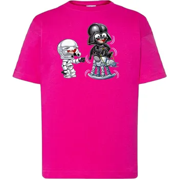 detske-levne-bavlnene-tricko-potisk-Star-Wars Barva: Fuchsia - fuchsiová, Dětská bavlněná trička JHK: S