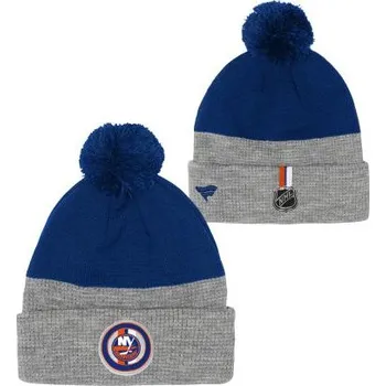 Čepice Outerstuff Dětská zimní čepice New York Islanders NHL Draft Cuffed Beanie With Pom