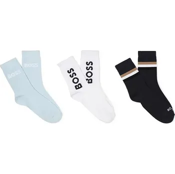 Pánské ponožky Dětské ponožky BOSS 3-pack bílá barva, J52636 00X, vel. 31