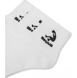 Shaq Krátké ponožky AS_SHQ_H_001Z_SS25 (3-PACK) Bílá 35_38