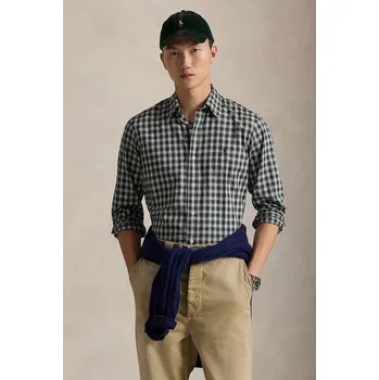 Pánská košile Bavlněná košile Polo Ralph Lauren pánská, více barev, regular, s límečkem button-down, 710953644 vícebarevná MLC, vel. L