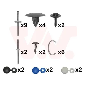 Nárazník Montážní sada, nárazník VAN WEZEL 4373794