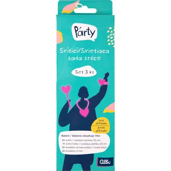 Desková hra Svítící sada srdce, set 3 ks - Albi