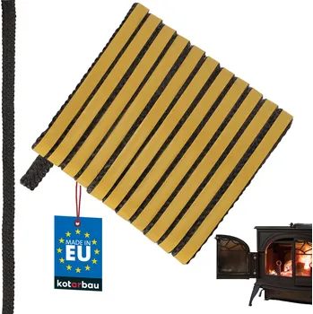 Lepicí páska Samolepicí páska na těsnění krbu a kamen 8x2 mm 2,5 m - 6 mm \ 15,5 cm