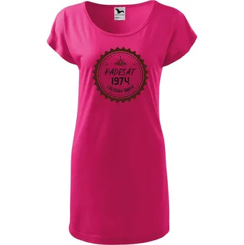 Dámské tričko DOBRÝ TRIKO Dámské tričko/šaty Legenda padesát Velikost: XL, Barva: Purpurová