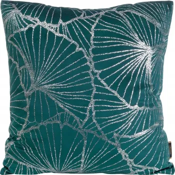 Povlečení DEKORAČNÍ POVLEČENÍ NA POLŠTÁŘ BLINK 39 SAMETOVÉ TYRKYSOVÉ 45X45