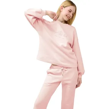 Dámské pyžamo Dámská tepláková souprava v pastelově růžové barvě Vamp 23141 rose water velikost L