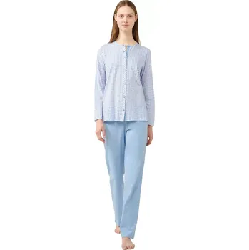 Dámská móda Dámské klasické pyžamo Vamp s knoflíky 21383 velikost XL