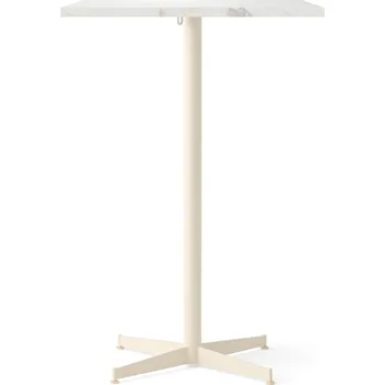 Jídelní stůl Audo Copenhagen, Barový stůl Nook Star Base Estremoz, čtvercový, 103 cm, s krémovou podstavou - Formadore