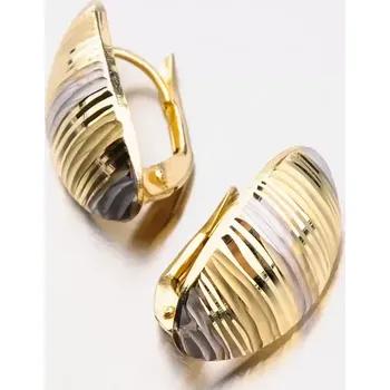 Náušnice Dámské náušnice žluté zlato 585 12-490