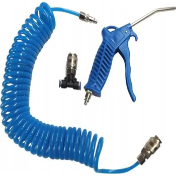 Příslušenství ke kompresoru Vzduchová pistole Magma s 5m spirálovou hadicí a T-kus TIR