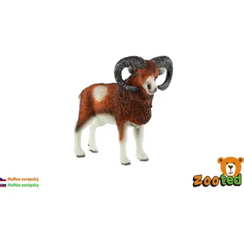 Figurka Muflon evropský zooted plast 8cm v sáčku