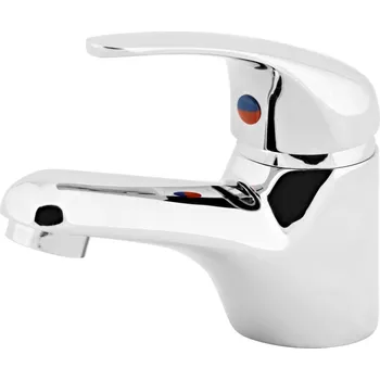 Vodovodní baterie Stojánková umyvadlová baterie Curaqua 431304 stříbrná