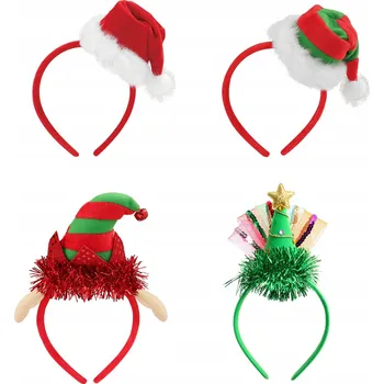 Vánoční dekorace Věneček do vlasů, vícebarevný