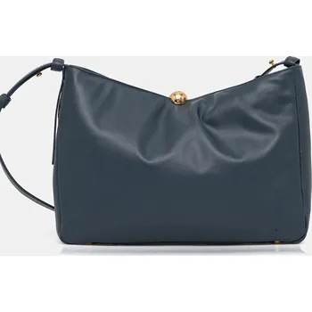 Kabelka Kožená kabelka Furla modrá barva, WB01365.BX3168.GU000 95X, vel. ONE SIZE