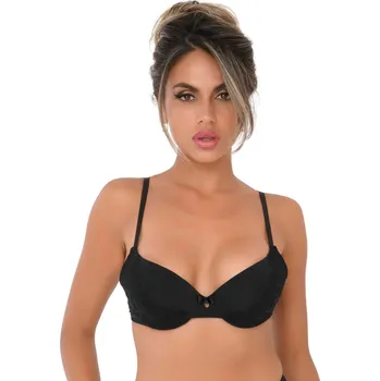 Dámská erotická podprsenka Daring Intimates Day & Night Push Up bra with racerback - Black - 75B