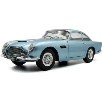 autíčko Aston Martin DB5 1964 světle modrá metalíza 1:18 Solido