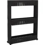 Skříňka na kolečkách 3 police SPRINGOS HA1013 černá