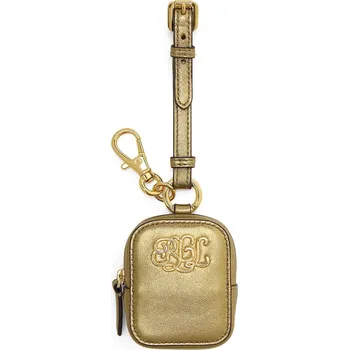 Kožená klíčenka Lauren Ralph Lauren 432981196 zlatá GLD, vel. ONE SIZE