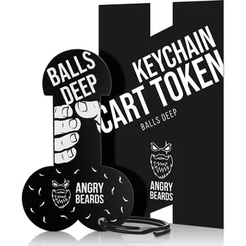 Angry Beards KLÍČENKA – ŽETON DO KOŠÍKU