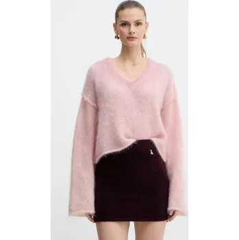 Dámské oblečení Svetr s příměsí mohéru Pinko 105945.A2YF růžová 03X, vel. S