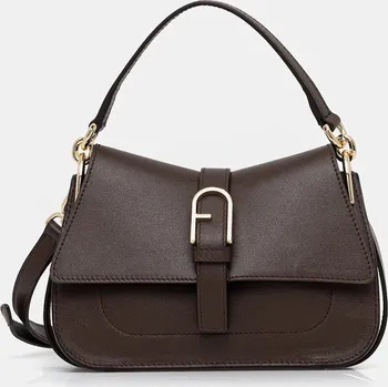 Kabelka Kožená kabelka Furla WB01032.BX2045.4284S hnědá 89X, vel. ONE SIZE