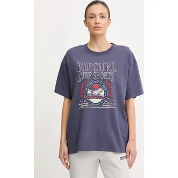 Pánská móda Bavlněné tričko Rip Curl SURF DEPT. HERITAGE 0JZWTE námořnická modř 59X, vel. S