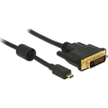 Video kabel Delock HDMI kabel Micro-D samec > DVI 24+1 samec 2 m