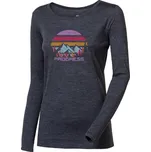 Dámské Merino triko Progress dlouhý rukáv HELA LANDSCAPE velikost XL