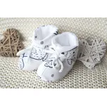 AMÁLKA Zateplené bačkůrky pro miminko, králíček v lese Velikost: 56-68