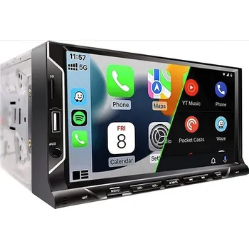 Autorádio Ossuret 7“ HD dotykové autorádio Univerzální 2Din Carplay Android Auto Multimediální přehrávač