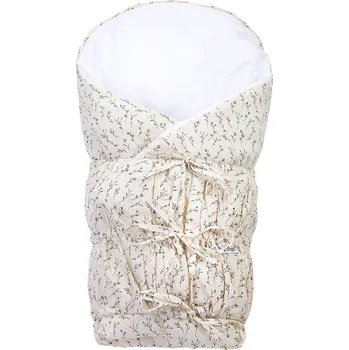 Zavinovačka Little Angel Zavinovačka šněrovací pevná záda ANGEL - Outlast® - krémová černomodré větvičky