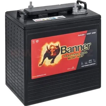 Motobaterie 6V, 225Ah (20hod) baterie, trakční baterie BANNER TRACTION BULL BLOC 264x181x279