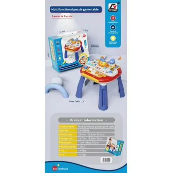 Hračka pro nejmenší Multifunkční interaktivní stolek na hraní pro děti