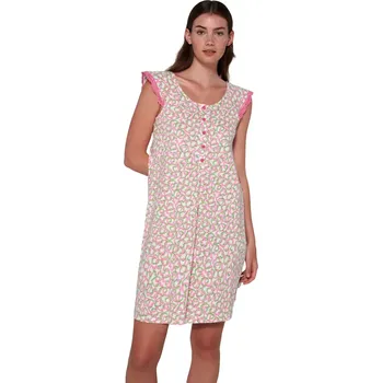 Dámská noční košile Noční košile Vamp s knoflíkovou légou 20250 velikost S