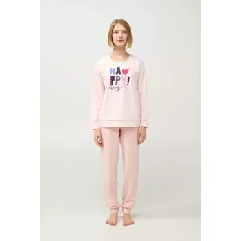 Dámské pyžamo Vamp - Zimní dámské pyžamo s manžetami velikost S