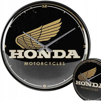 Hodiny NÁSTĚNNÉ HODINY HONDA MC MOTORCYCLES Nostalgic Art Retro Vintage