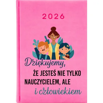 Kalendář Knižkový kalendář 2026 A5 FunnyCase růžový