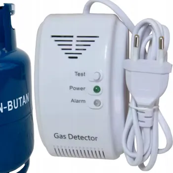 Zabezpečovací technika DETEKTOR PLYNU PRO DETEKCI DOMÁCÍCH PLYNŮ LPG LNG (PROPAN-BUTAN A ZEMNÍ PLYN)