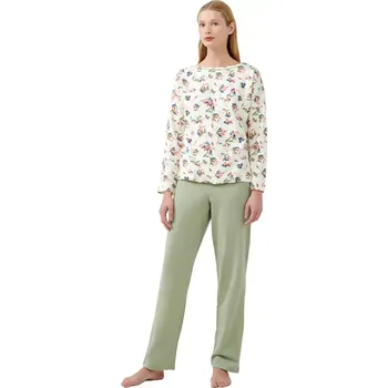Dámské pyžamo Dámské květinové pyžamo Vamp 21354 velikost XXL