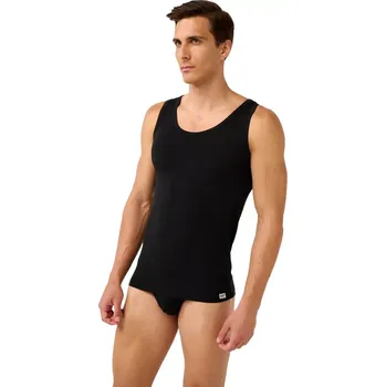 Pánské tílko Pánské tílko Vamp Micromodal 22851 black velikost XL